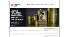 Desktop Screenshot of anjouanbank.com
